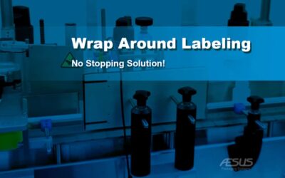 Wrap Around Pressure Sensitive Labeler with Redundant, No-Stop Solution