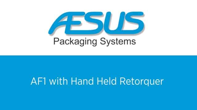 AESFill AF1 with Hand Held Retorquer Aesus Packaging Systems