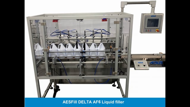 AESFill AF6 Filler for 1 Gallon Bottles Aesus Packaging Systems