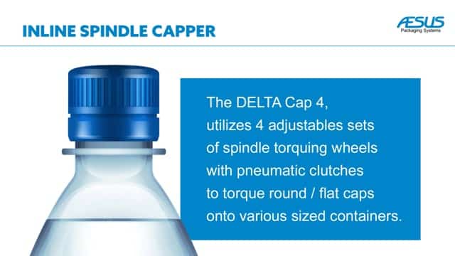 Delta Inline Spindle Capper Aesus Packaging Systems