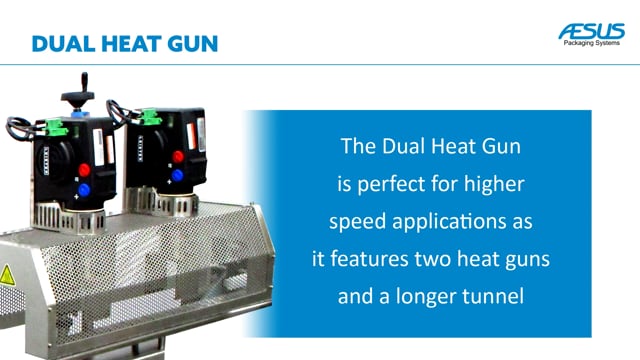 Duel Heat Gun Tunnel Aesus Packaging Systems