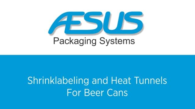 Premier Shrink Hybrid Tunnel Beer cans Aesus Packaging Systems