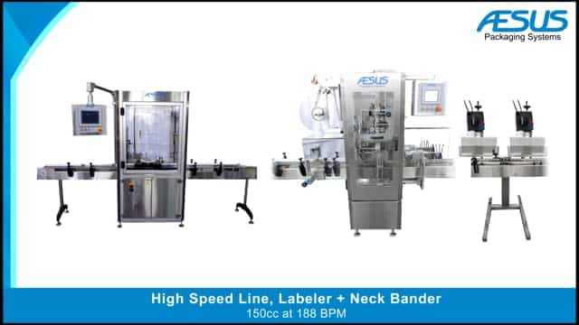 Premier Star Wrap Labeler Vision Compact Premier Neck Banding IR Tunnel Aesus Packaging Systems