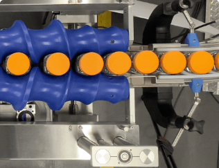 Home • Packaging Machinery • Aesus 1 Vis d'alimentationBouchon orangeConteneur Aesus