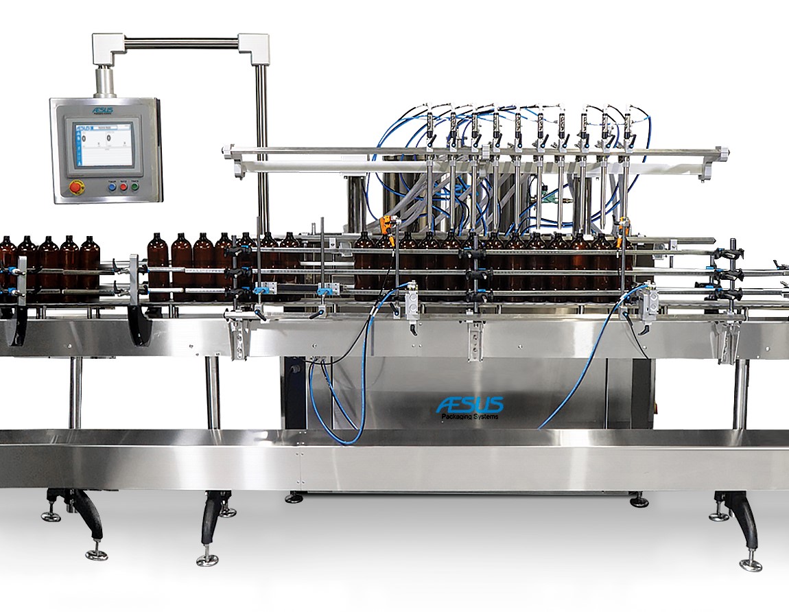 Liquid Fillers Automatic • AESFill AF4 to AF12 • Liquid Filling Machines • Aesus 7 AESUS Fill AF10 Aesus